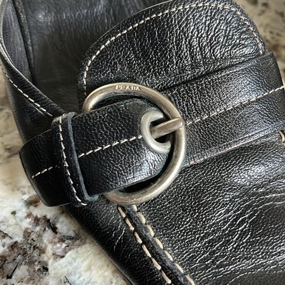 Prada mules. Pre-owned size 39.5, fits like 8.5 - Picture 2 of 3